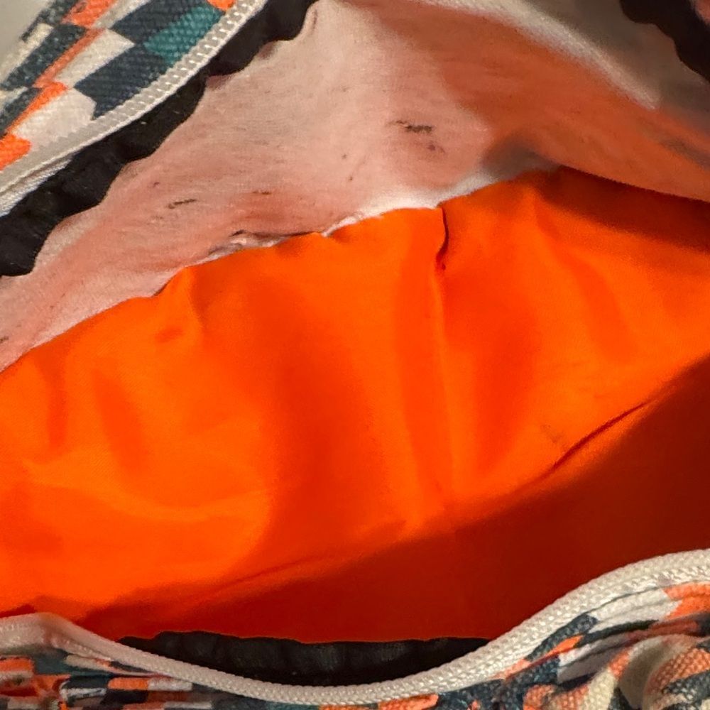 Kavu Geometric Belt Bag - Orange, Green, Black - Picture 4 of 8